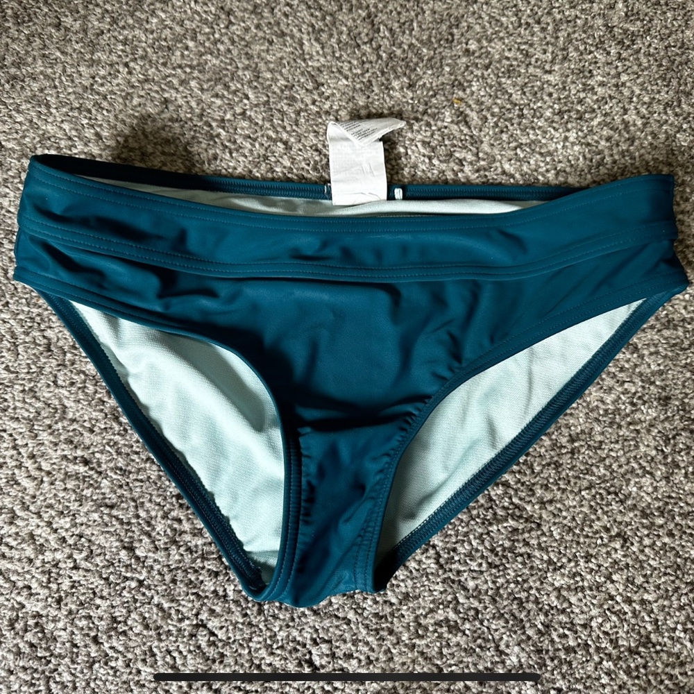 prAna Ramba Swim Bottom in Dark Teal Size M
